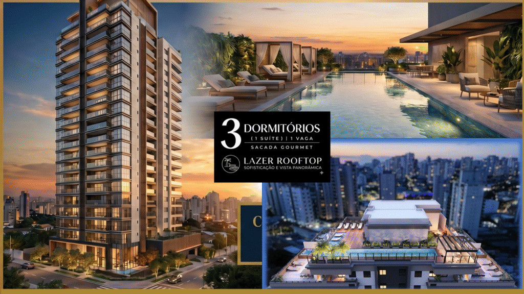 Apartamento Alto Padrão na Vila Augusta em Guarulhos com Rooftop Exclusivo